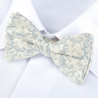 Noeud papillon blanc